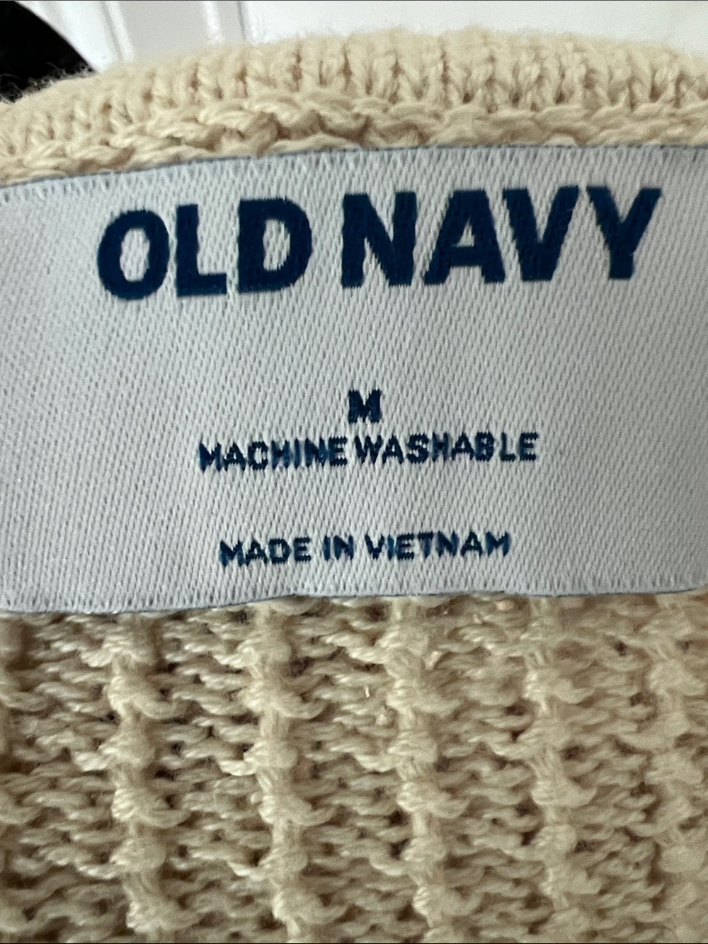 Old Navy Cream Crochet Maxi Dress - Picture 2 of 6